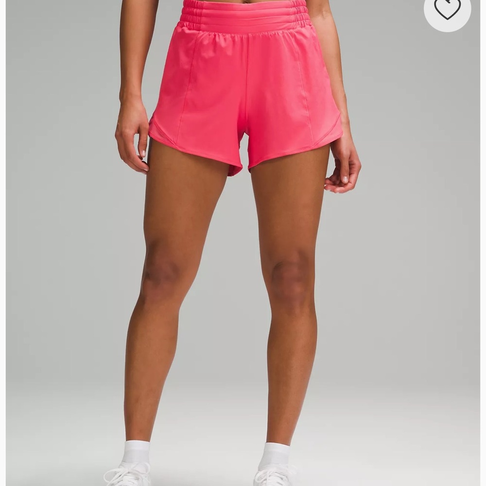 Hottie hot high-rise 4 inch Lululemon shorts